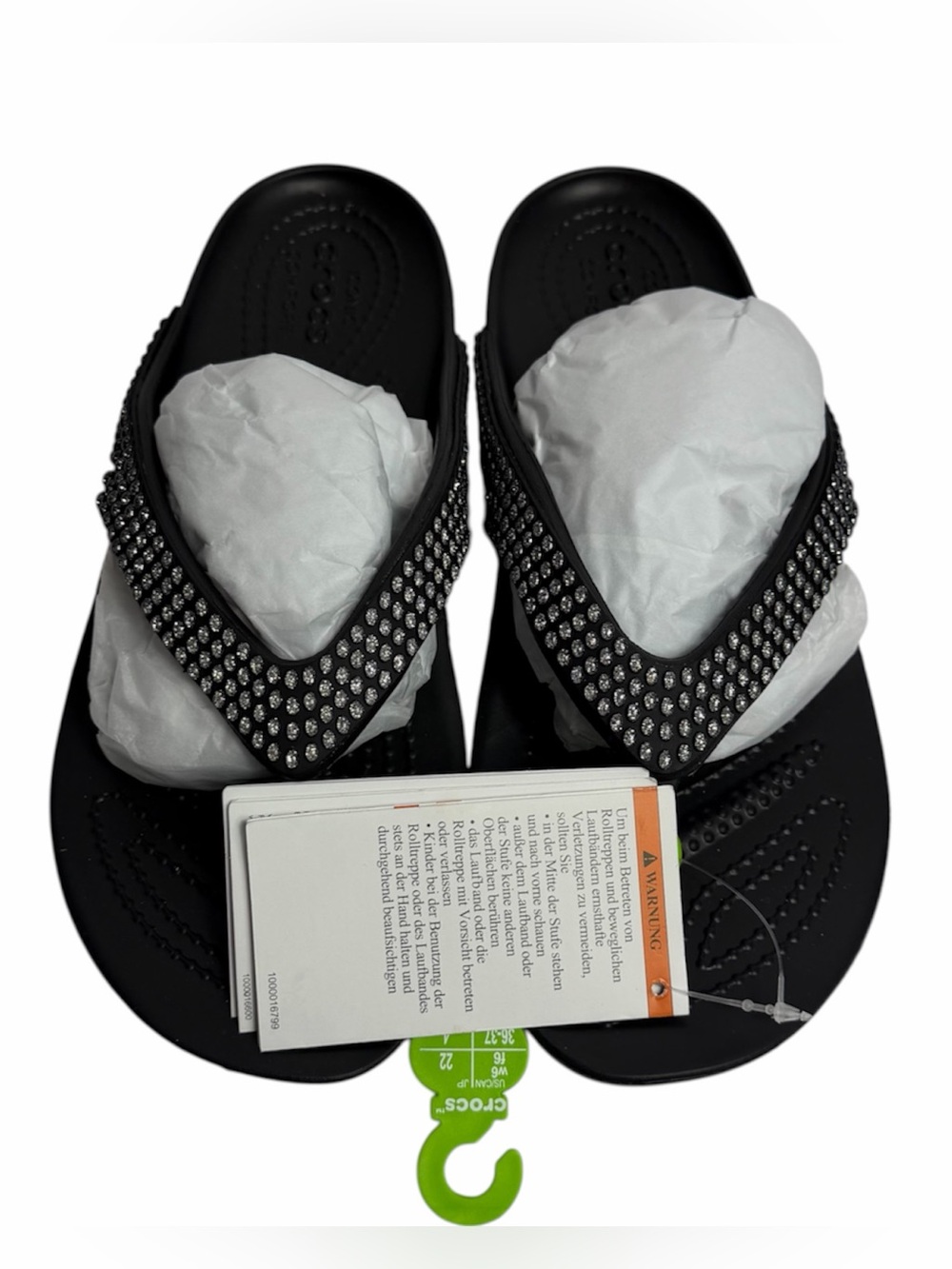 Crocs Kadee II Jewels Flip Flops Women's Size 6 NWT